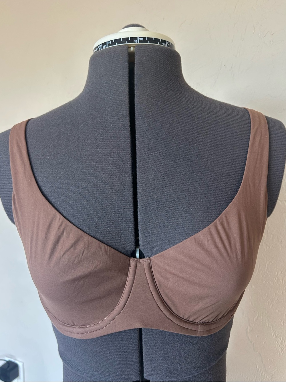 Dobreva 38B Womens Comfancy Unlined Balconette Bra Brown F207 NEW (1897)
